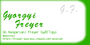 gyorgyi freyer business card